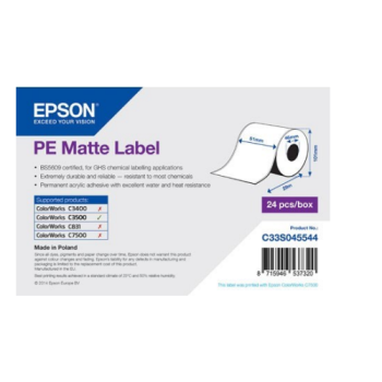 Epson PE Matte Label - Continuous Roll: 51mm x 29m