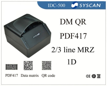 ICAO Standard 3 lines MRZ readable Passport Scanner