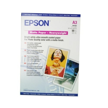 Epson Matte Paper Heavy Weight, DIN A3, 167g/m², 50 Sheets