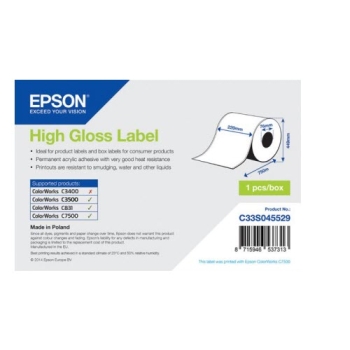 Epson High Gloss Label Coil 220mm x 750mm