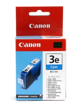 Canon BCI-3e Cyan Origial Inkjet Cartridge (BCI-3e Cyan)