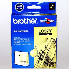 Brother Yellow Ink Cartridges LC57Y