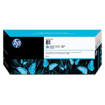 HP 81 Light Cyan Dye Ink Cartridge (C4934A)