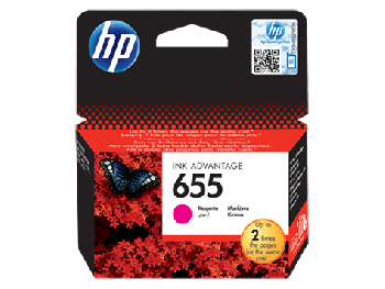 HP 655 Magenta Original Ink Advantage Cartridge (CZ111AE)