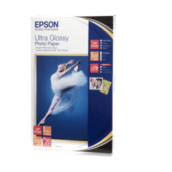 Epson Ultra Glossy Photo Paper - 13x18cm - 50 Sheets