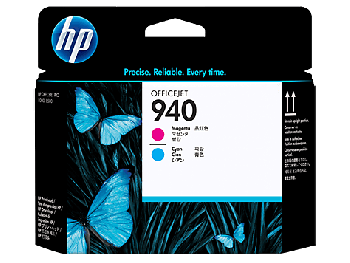 HP 940 Magenta and Cyan Officejet Printhead (C4901A)