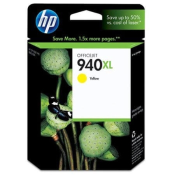 HP 940XL High Yield Yellow Original Ink Cartridge (C4909AE)