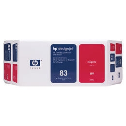 HP 83 Value Pack Magenta Original UV Ink Cartridge and Printhead (C5002A) - 680ml