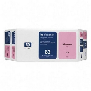 HP 83 Value Pack Light Magenta Original UV Ink Cartridge and Printhead (C5005A) - 680ml 