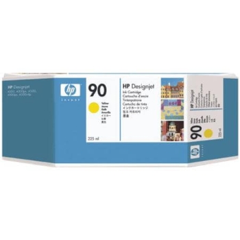 HP 90 Yellow Original Ink Cartridge (C5064A) - 225ml 