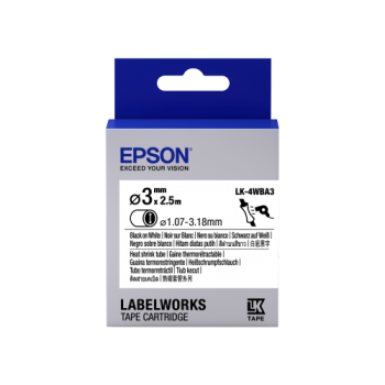 Epson Label Cartridge Heat Shrink Tube (HST) LK-4 D3mm (2.5m)