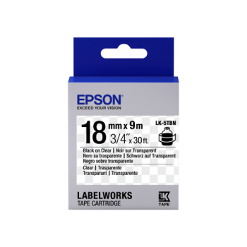 Epson Label Cartridge Transparent LK-5 Series 18mm (9m)