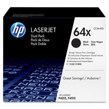 HP 64X Black Original LaserJet Toner Cartridge (CC364X) - High Yield