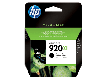 HP 920XL High Yield Black Original Ink Cartridge (CD975AE)