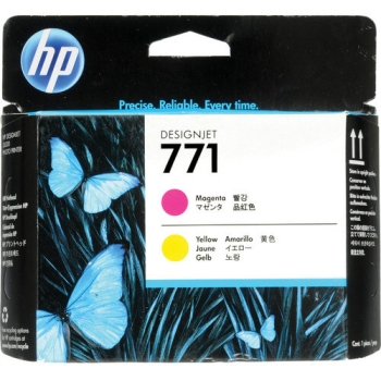 HP 771 Magenta and Yellow Designjet Printhead (CE018A)