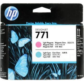 HP 771 Light Magenta and Light Cyan Designjet Printhead (CE019A)