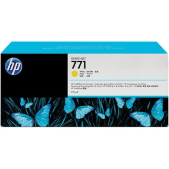 HP 771 Yellow Original Designjet Ink Cartridge (CE040A) - 775ml 