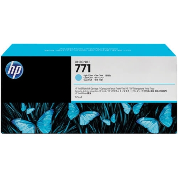 HP 771 Light Cyan Original Designjet Ink Cartridge (CE042A) - 775ml 