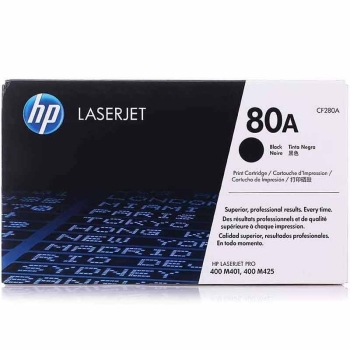 HP 80A Black Original LaserJet Toner Cartridge