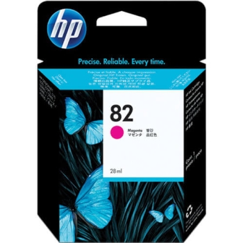 HP 82 Magenta Original Ink Cartridge (CH567A) - 28ml