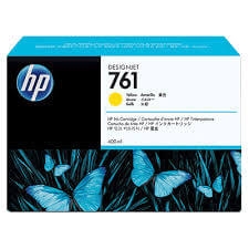 HP 761 Yellow Original Designjet Ink Cartridge (CM992A) - 400ml 