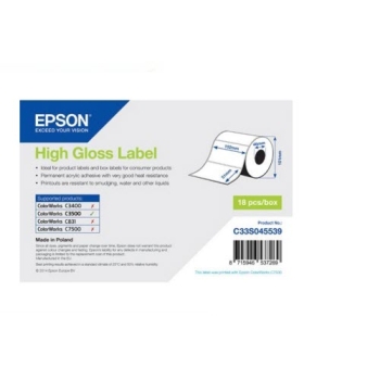 Epson High Gloss Label - Die-cut Roll: 102mm x 51mm, 610 labels