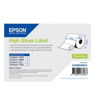 Epson High Gloss Label - Die-cut Roll: 102mm x 152mm, 210 labels