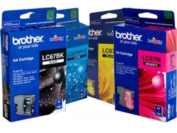 Brother Yellow Ink Cartridges LC67Y