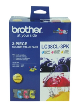 Brother LC38CL3PK  Ink Cartridges