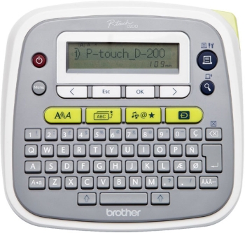 Brother PT-D200AR English Arabic keyboard Desktop Label Printer