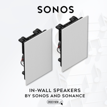 Sonos In-Wall HiFi Custom 8 Ω Impedance In Wall Architectural Loudspeakers - Pair