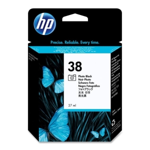 HP 38 Photo Black Original Ink Cartridge (C9413A)