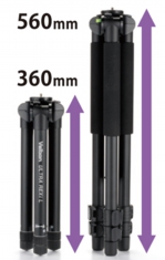 Velbon Tripod Compact Ultra Luxi L II Image 2 VEULTRALUXILII