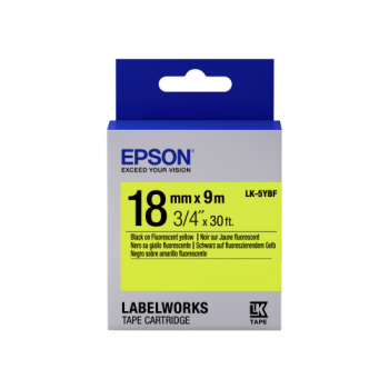 Epson Label Cartridge Fluorescent LK-5 Series 18mm (9m)