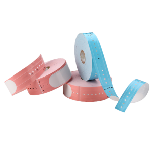 DM T6 Childrens Pink 8.4" Label Thermal Wristband